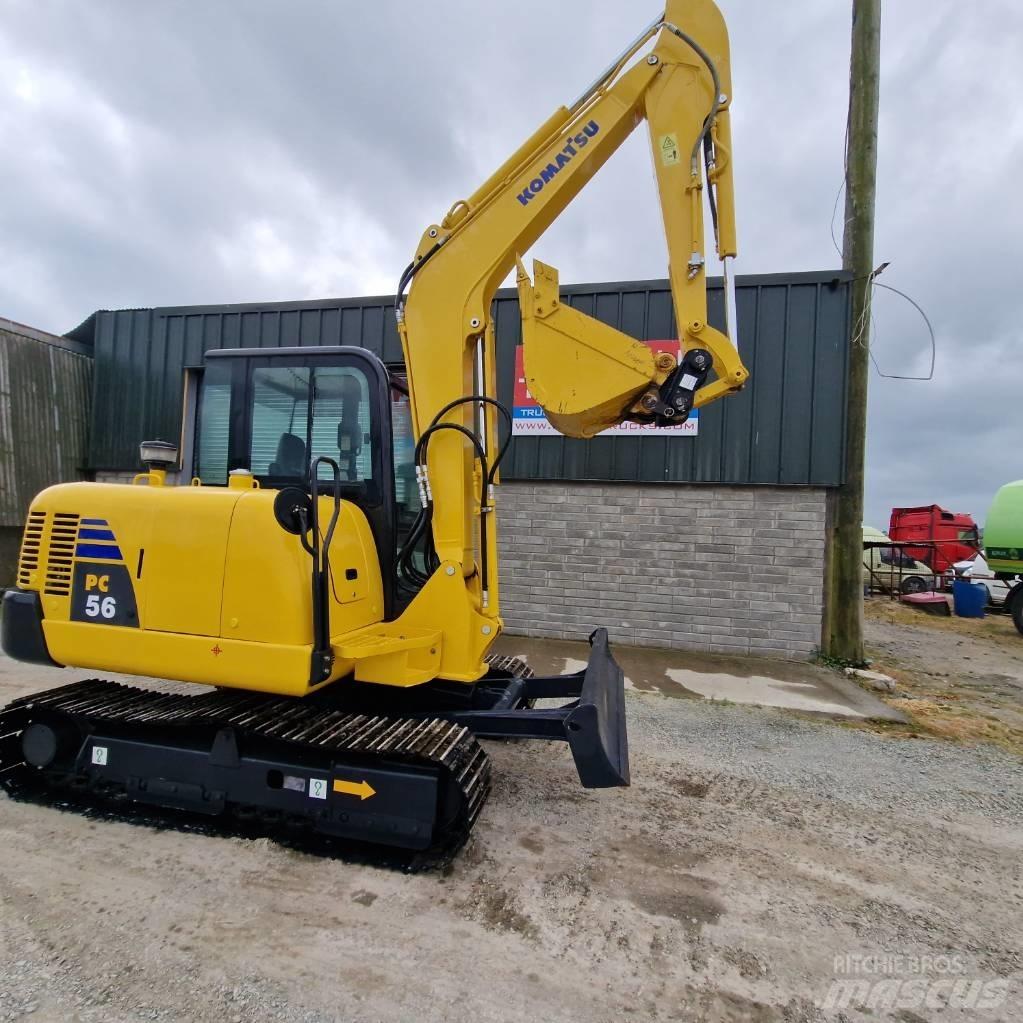 Komatsu PC56-7 Mini Excavators <7t (Mini Diggers)