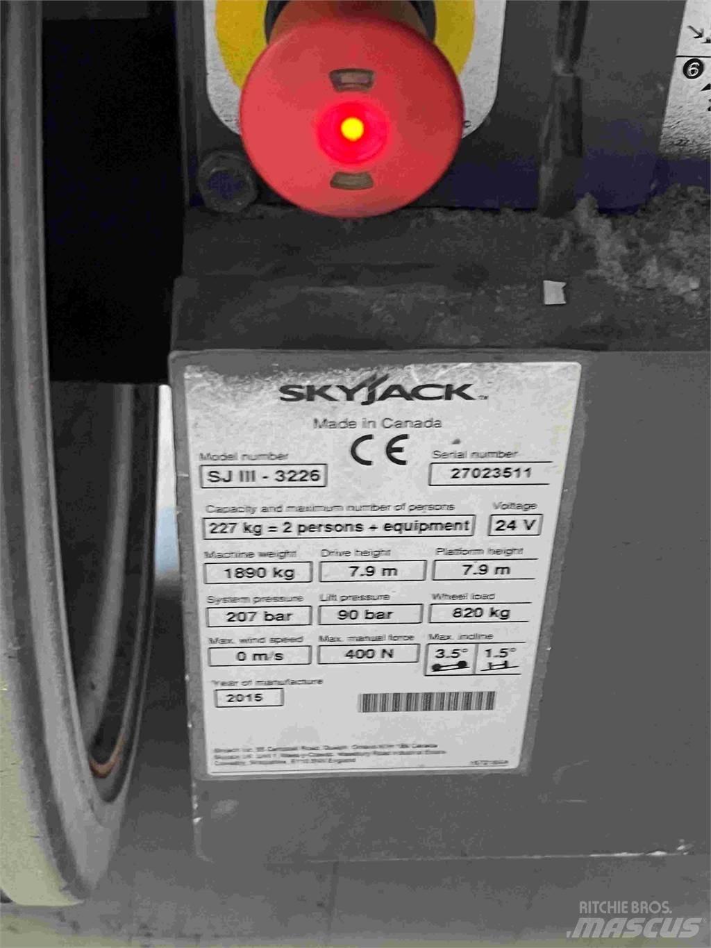 SkyJack SJ3226 Scissor Lifts
