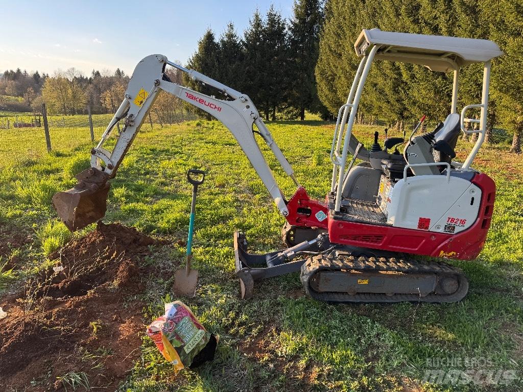 Takeuchi TB 216 Mini Excavators <7t (Mini Diggers)