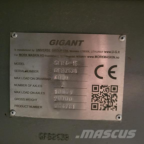 Gigant GFB 4-16 Utility Trailers