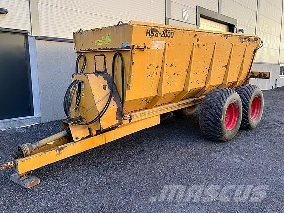 Hill HS8-2000 Manure spreaders