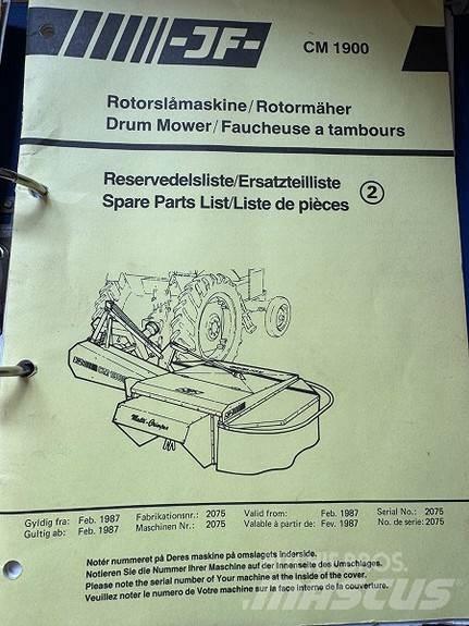 JF CM-1900 Mowers