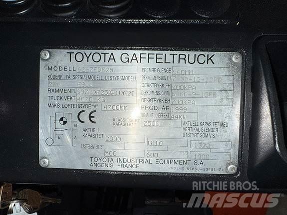 Toyota 62-FDF25 Diesel Forklifts