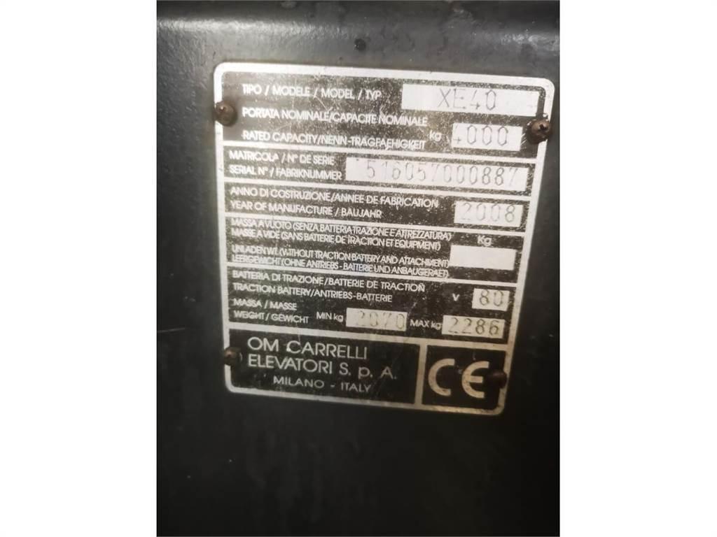 OM XE40 Electric Forklifts