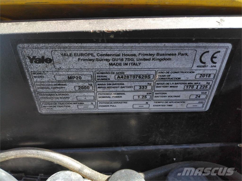 Yale MP20 Others