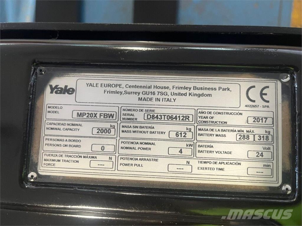 Yale MP20X Others