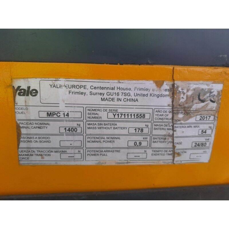 Yale MPC14 Low lifter