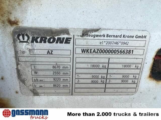 Krone AZP 18 Curtain Side Trailers