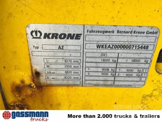 Krone AZP 18 Curtain Side Trailers