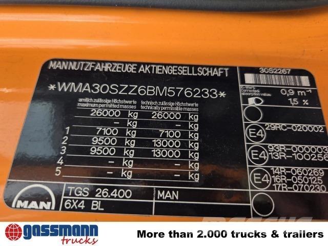 MAN TGS 26.400 6X4 BL Cab & Chassis Trucks
