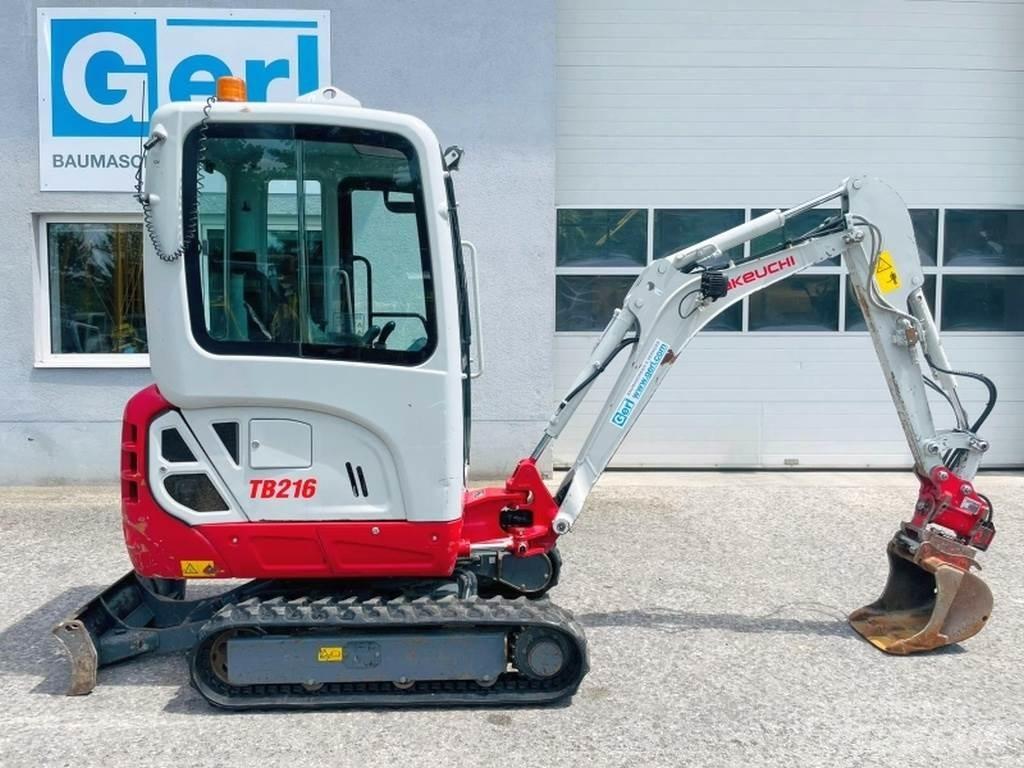 Takeuchi TB216 Mini Excavators <7t (Mini Diggers)