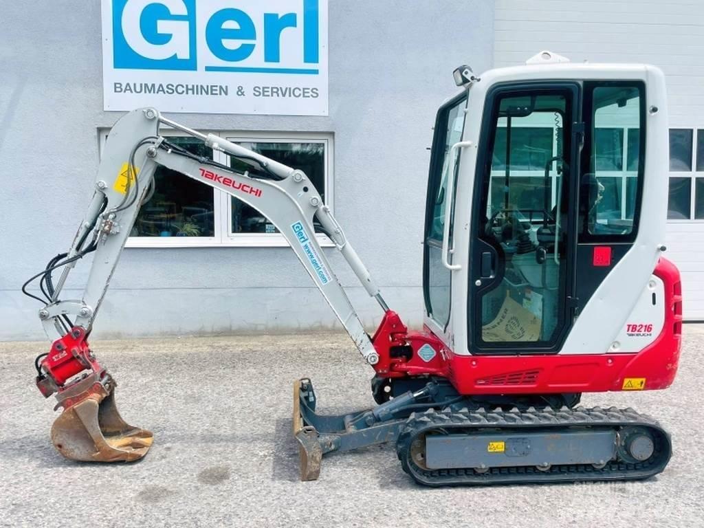 Takeuchi TB216 Mini Excavators <7t (Mini Diggers)