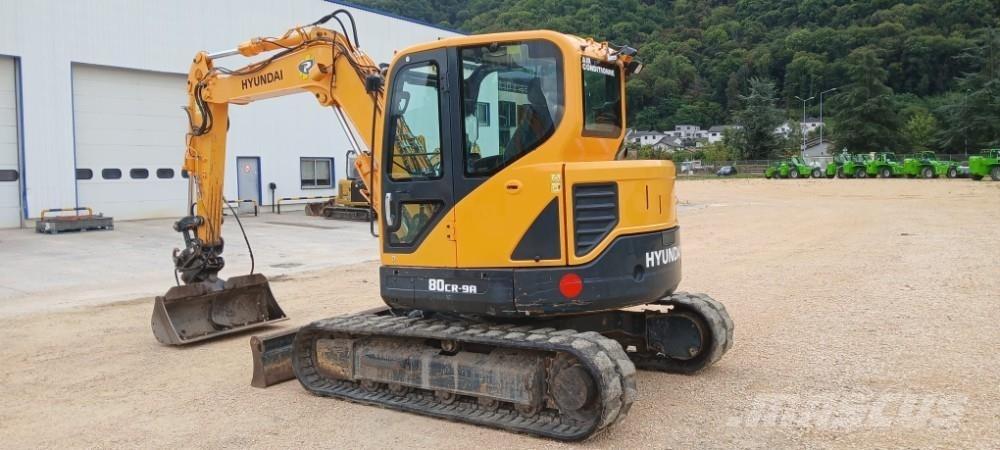 Hyundai R80CR-9A Mini excavators  7t - 12t