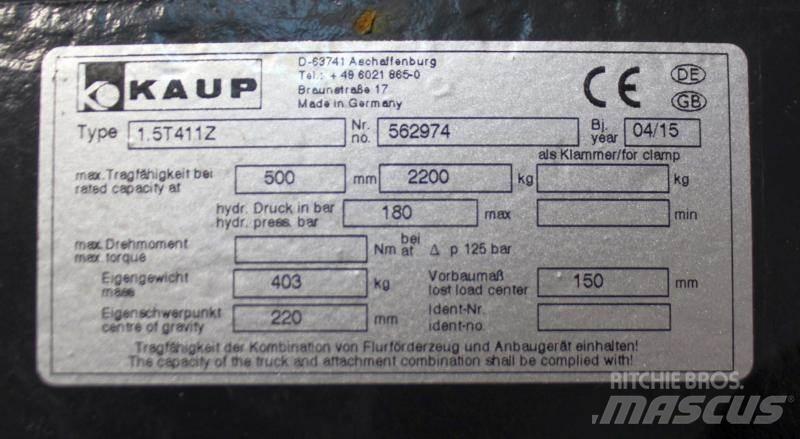 Kaup 1,5T411Z Other Attachment / Components