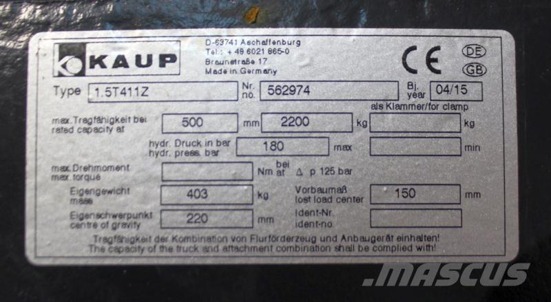 Kaup 1,5T411Z Other Attachment / Components