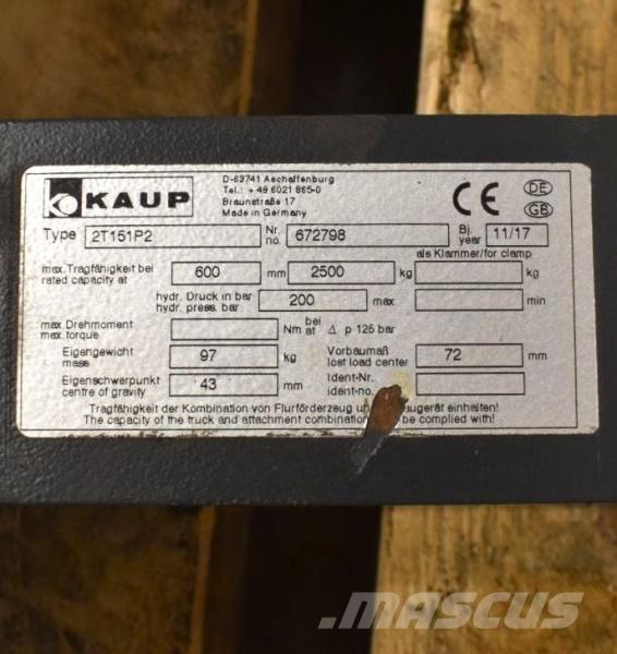 Kaup 2T151P2 Other Attachment / Components