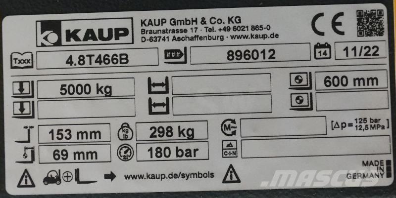 Kaup 4,8T466B Other Attachment / Components