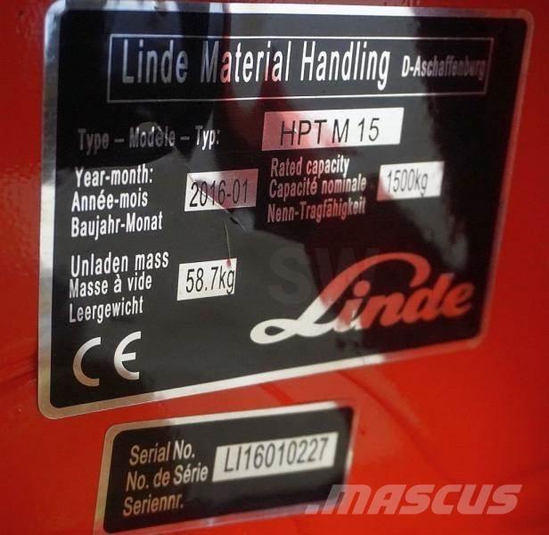 Linde HPT M 15 Pallet Truck