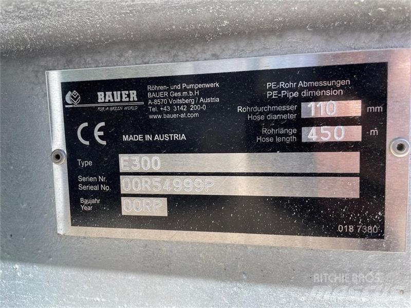 Bauer E 300 Irrigation systems