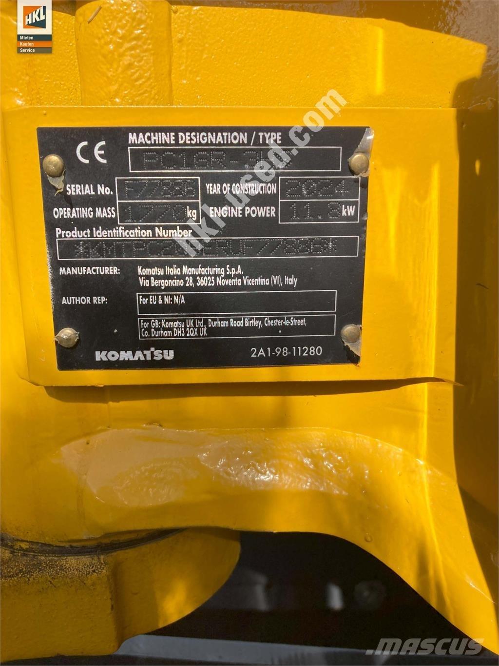 Komatsu PC 16 R-3HS Mini Excavators <7t (Mini Diggers)