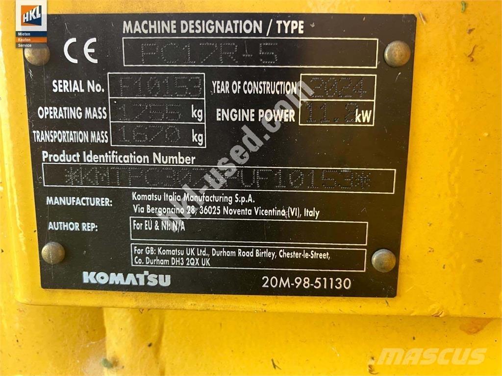 Komatsu PC 17 R-5 Mini Excavators <7t (Mini Diggers)