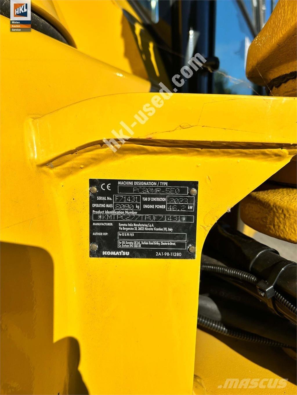 Komatsu PC 80 MR-5 Mini Excavators <7t (Mini Diggers)