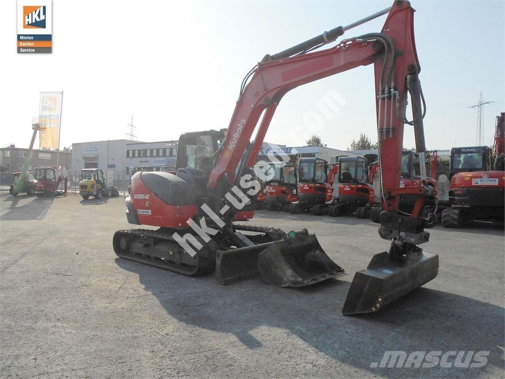 Kubota KX 080-4 Mini Excavators <7t (Mini Diggers)