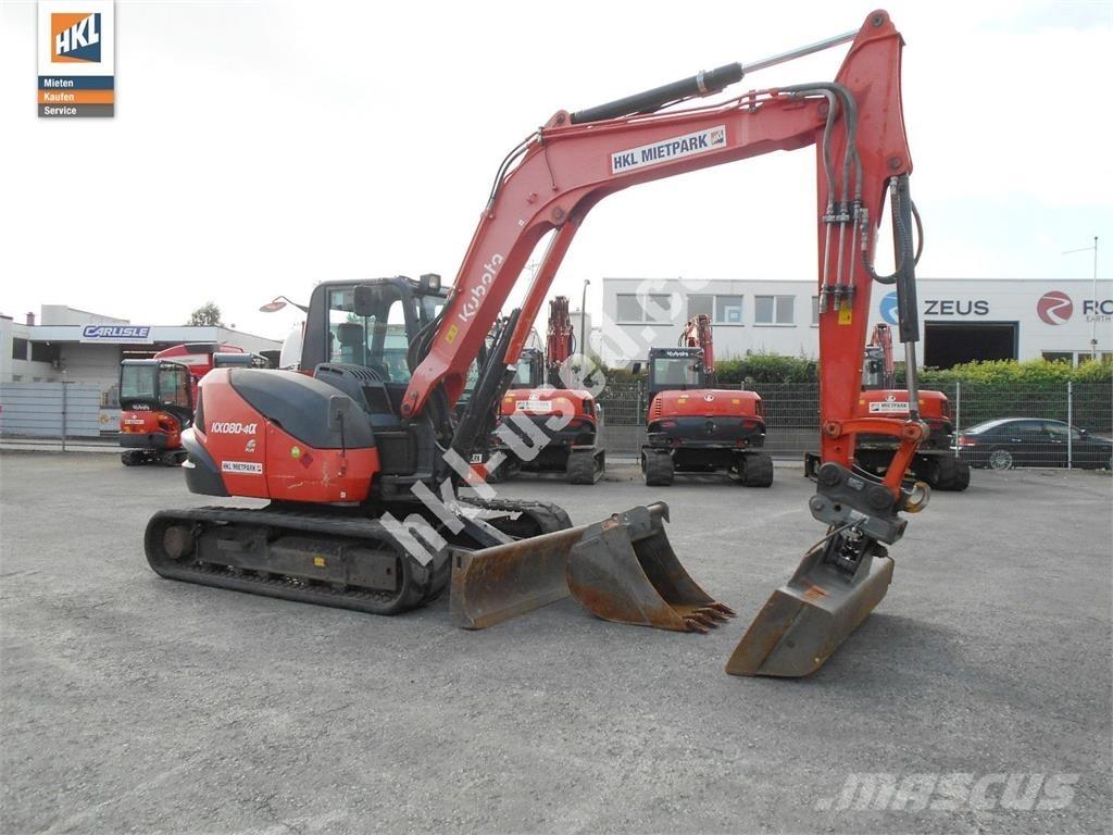 Kubota KX 080-4 Mini Excavators <7t (Mini Diggers)