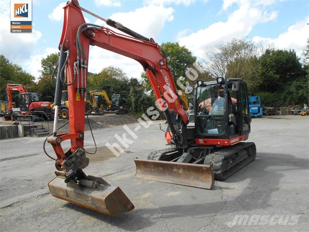 Kubota KX 080-4 Mini Excavators <7t (Mini Diggers)