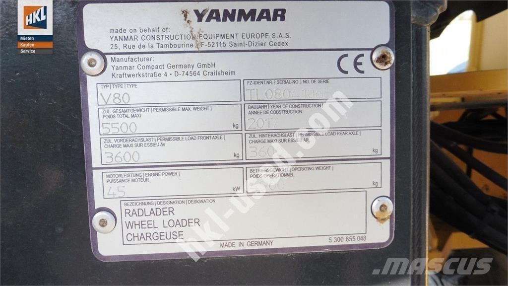 Yanmar V 80 Wheel Loaders