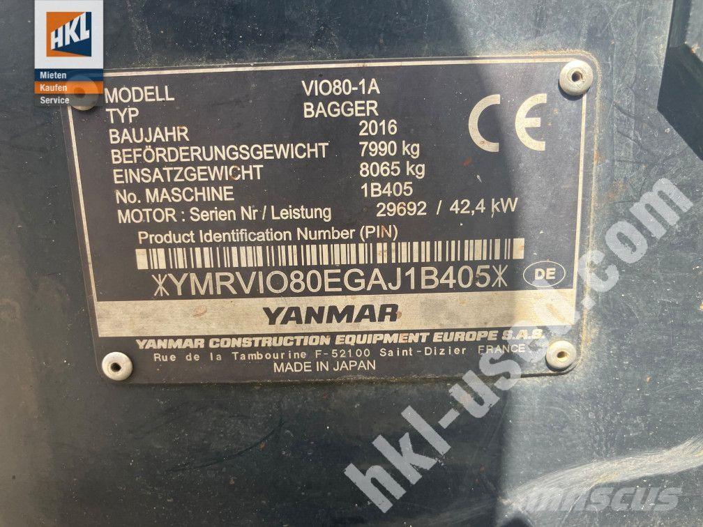Yanmar VIO 80-1 Mini Excavators <7t (Mini Diggers)