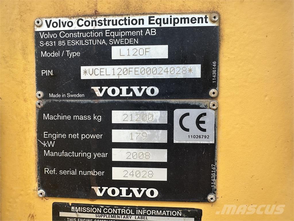 Volvo L120F Wheel Loaders