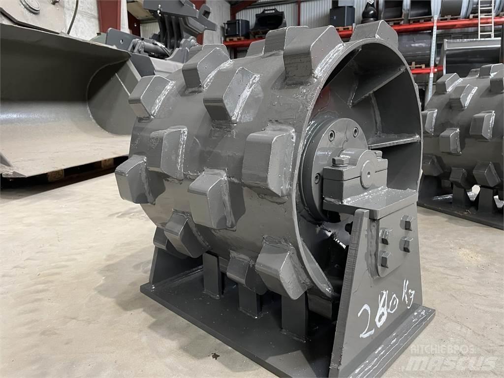  450 mm kompaktorhjul Pneumatic tired rollers