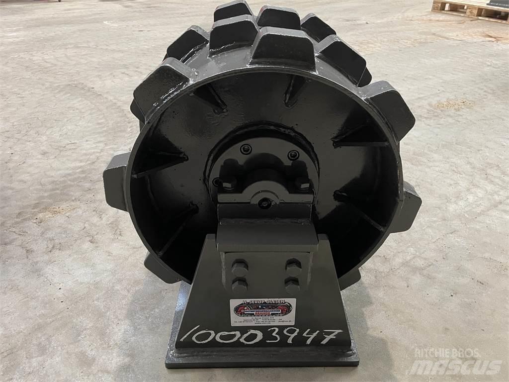  450 mm kompaktorhjul Pneumatic tired rollers