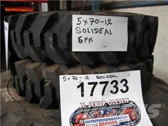  5X70-12 Solideal dæk - 2 stk. Tires, wheels and rims