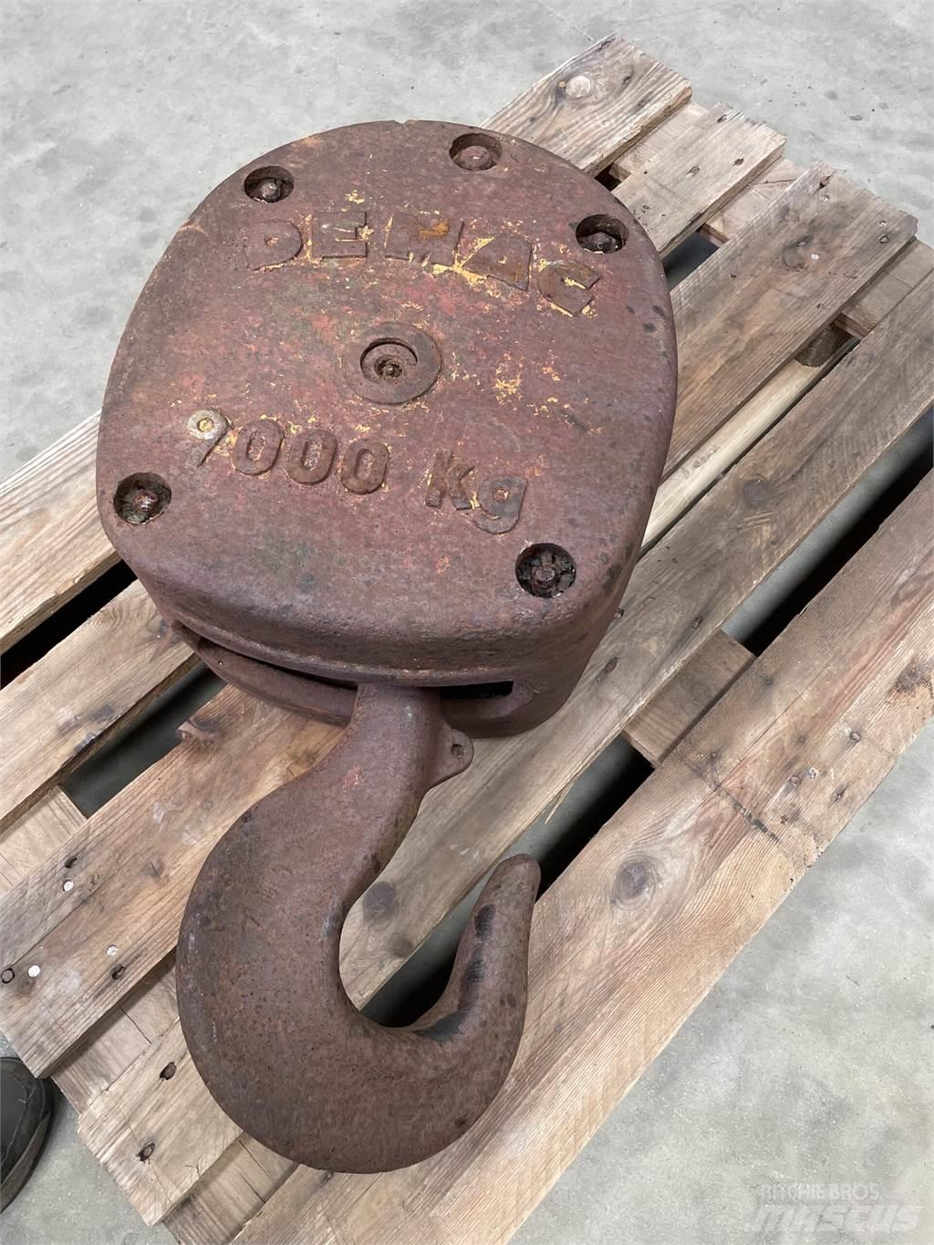 Demag løfteblok - 9000 kg Crane Parts and Equipment