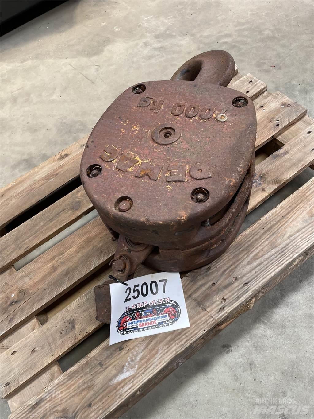 Demag løfteblok - 9000 kg Crane Parts and Equipment