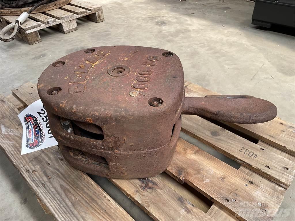 Demag løfteblok - 9000 kg Crane Parts and Equipment