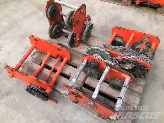  Kran løbekatte - 3 stk. Crane Parts and Equipment
