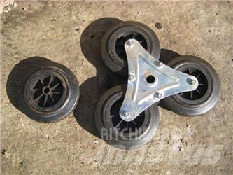  Plast/gummihjul - ca. 1000 stk. Tires, wheels and rims