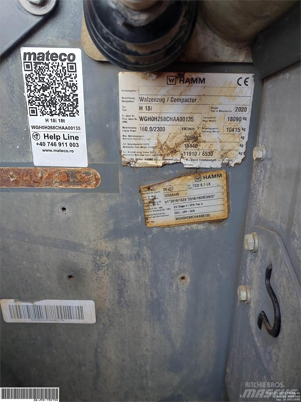 Hamm H 18i 18t Other rollers