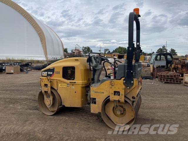 CAT CB34B Twin drum rollers