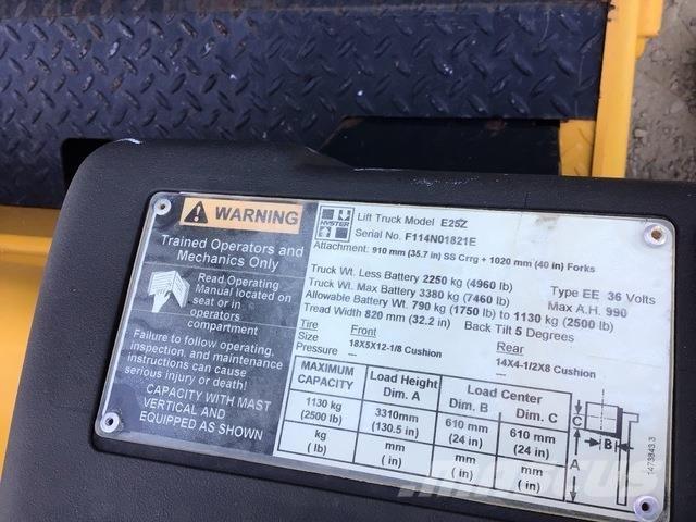 Hyster E25Z Electric Forklifts