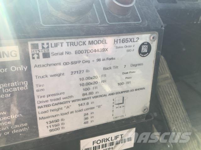 Hyster H165XL2 Misc Forklifts