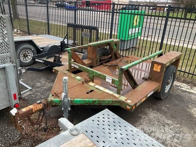 JLG 449 Lowboy trailer