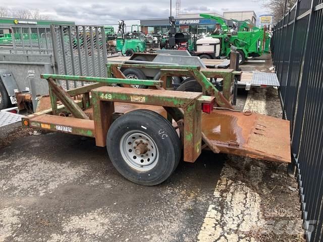 JLG 449 Lowboy trailer