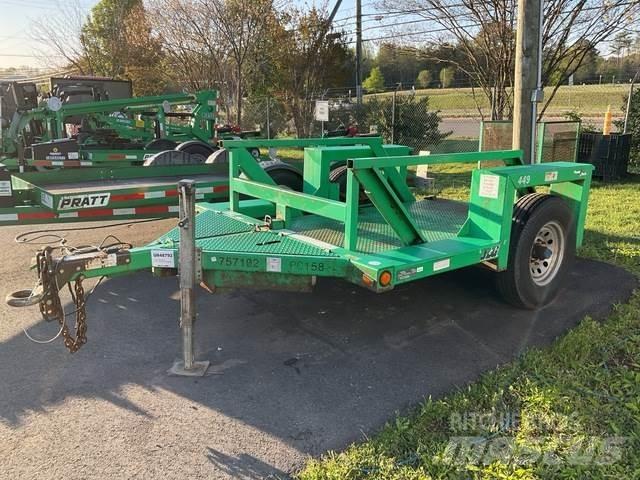 JLG 449 Lowboy trailer
