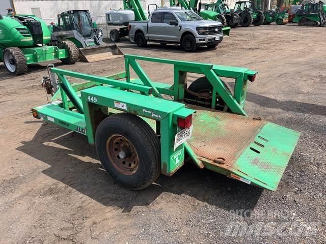 JLG 449 Lowboy trailer