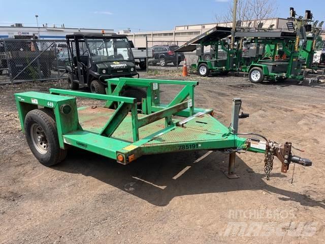 JLG 449 Lowboy trailer