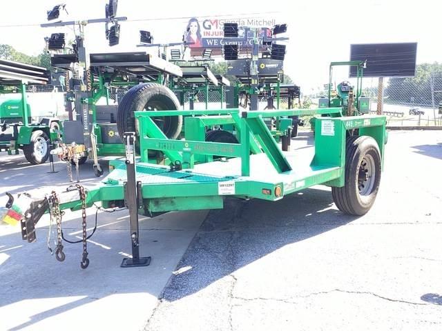 JLG 449 Lowboy trailer